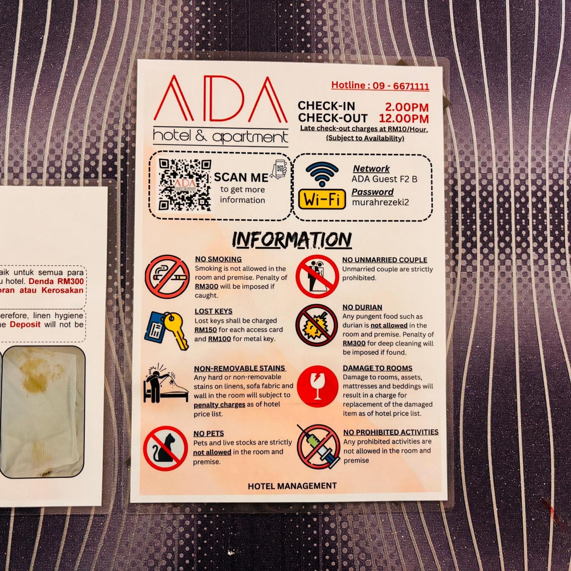 Ada Hotel & Apartment Κουάλα Τερενγκάνου Εξωτερικό φωτογραφία